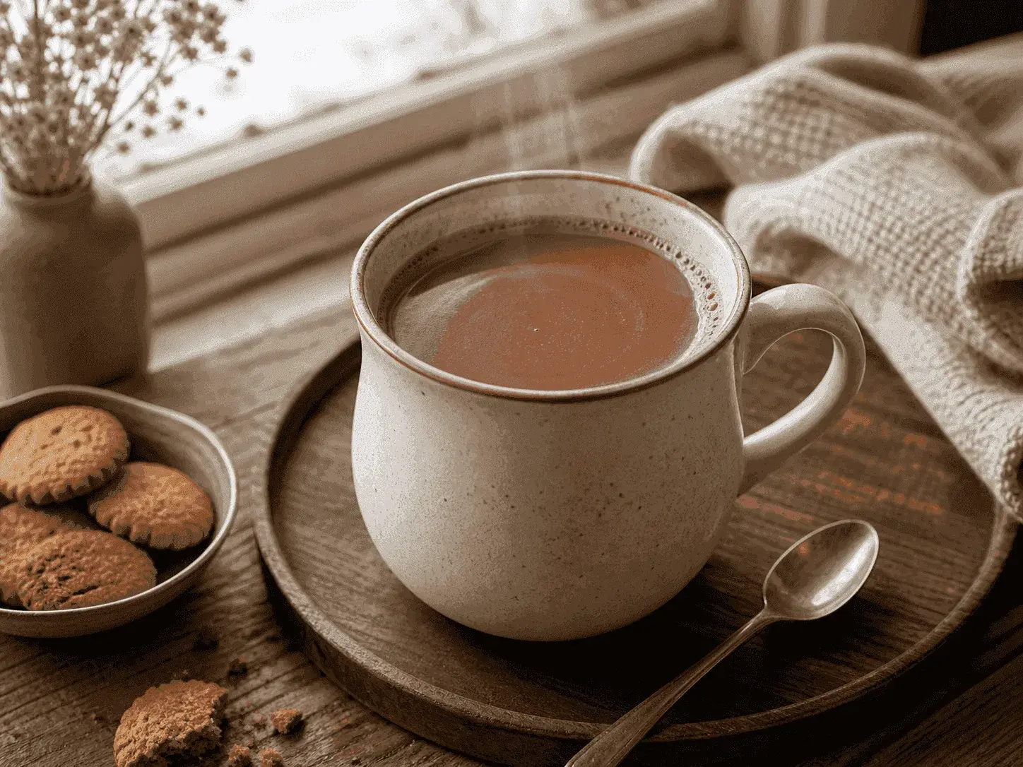 Cacao de casă cu lapte