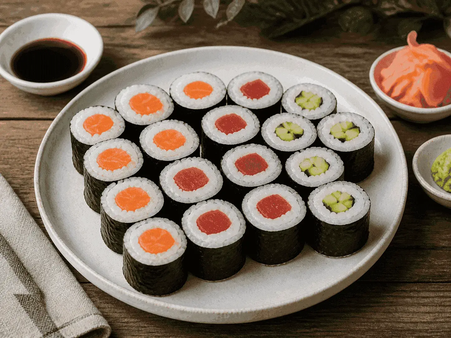 Maki-sushi (rulouri)
