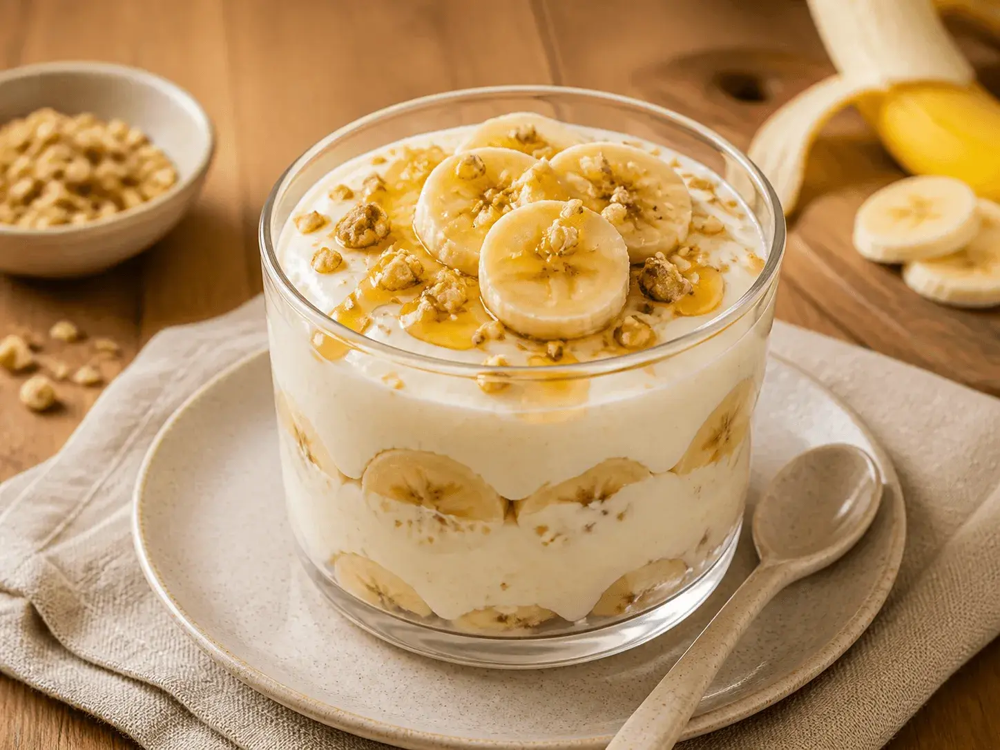 Desert de brânză de vaci cu banană